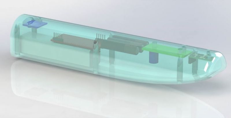 La baguette modélisée sous Solid
