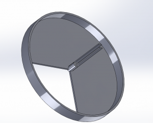 Un ruban de pellicule de film déroulé.
