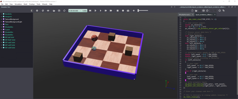 Fichier:Webots Exemple.png
